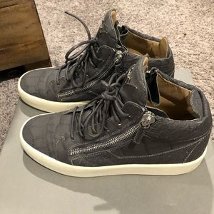 Giuseppe Zanotti Grey KRISS MidTop US 10 / EU 43